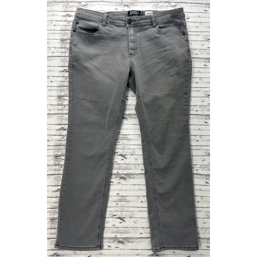 Ezekiel Men's Size 36x30 Chopper 305 Gray Jeans Soft Stretch Denim Pants Slim